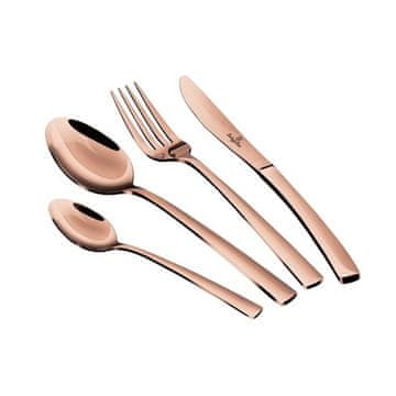 Berlingerhaus Set pribora za jelo BH-2637 Cutlery set 24 pcs Rosegold Metallic Line stainless steel mirror