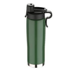 Bergner Termos BG-37571-MGR Stainless steel thermos with drinking spout 0.5 l green