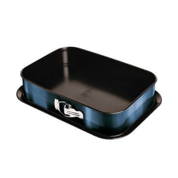 Berlingerhaus Posuda za pečenje s neprianjajućim dnom BH-1552 Non-stick 2in1 baking dish Aquamarine Metallic Line 39x27x7.5cm