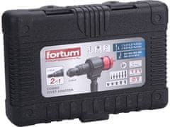 Fortum Nastavak za zakivanje bušilice 4770667 riveting attachment for T-COMBO drill, set for M3-M12 nuts and pop rivets 2.4-6.4mm, CrMoV