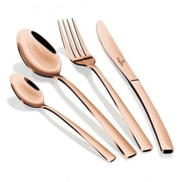 Berlingerhaus Set pribora za jelo BH-2638 Cutlery set 16 pcs stainless steel mirror Rosegold Metallic Line