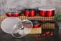 Berlingerhaus Set posuđa BH-6145 9 ks Burgundy Metallic Line