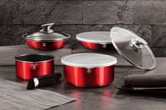 Berlingerhaus Set posuđa BH-6145 9 ks Burgundy Metallic Line