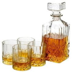 EXCELLENT Set za viski KO-YE7300760 Whiskey set carafe + glasses set of 5 pcs crystal glass, 0.9L