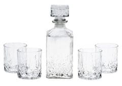 EXCELLENT Set za viski KO-YE7300760 Whiskey set carafe + glasses set of 5 pcs crystal glass, 0.9L