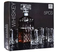 EXCELLENT Set za viski KO-YE7300760 Whiskey set carafe + glasses set of 5 pcs crystal glass, 0.9L