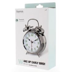 Hama Budilnik Nostalgia, silver / white