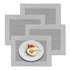 Kela Postavljanje stola KL-12037 Placemat NICOLETTA gray 45x33cm