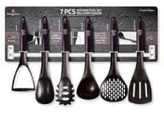 Berlingerhaus Kuhinjski pribor BH-6331 Kitchen Utensils with Wall Mount 7 pcs Purple Eclipse Collection