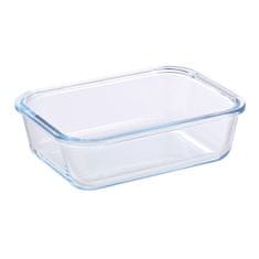 Bergner Posuda za hranu BG-25026-RD Glass food container with snap-on lid 1.5l