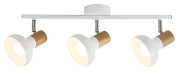 Rabalux Stropni reflektor 5945 Holly white/beech 3xE14/40W/230V white