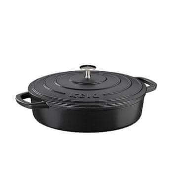 Kela Lonac od lijevanog željeza KL-12468 Calido 28 cm black