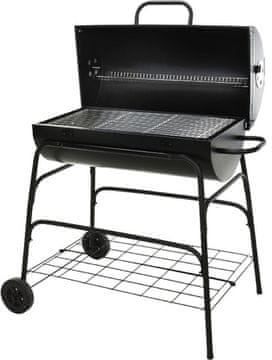 ProGarden Vrtni roštilj KO-C83000310 roštilj na drveni ugljen, sklopivi, na kotačima, 100 cm