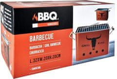 ProGarden Prijenosni roštilj KO-C83000140 charcoal grill GRILL KING 43 x 20 cm brick