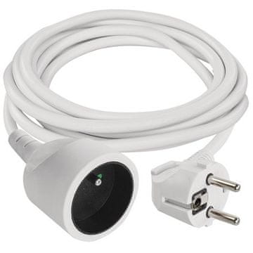 EMOS Produžni kabel P0112 2m / 1 socket / white / PVC / 1 mm2