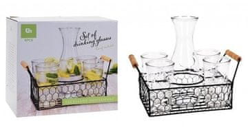 Orion Bokal glass 1l+glass 0.5l 4pcs (126636)