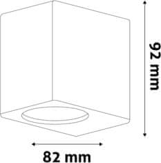 Avide Vanjska zidna svjetiljka (9570796) VATIA 1xGU10, IP44, black