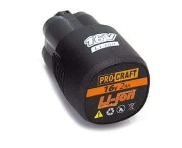 Procraft Punjiva baterija 16/2 16V Li-ion, 2000mAh