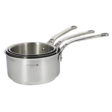 de Buyer Set posuđa 3410.03 MILADY, steel, 3 ks, 16/18/20 cm, 1,6/2,2/ 3 L