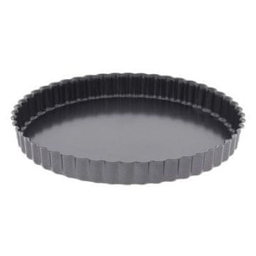 de Buyer Kalup za tortu 4705.24, round, grooved, solid bottom, iron material, non-stick, diameter 24 cm