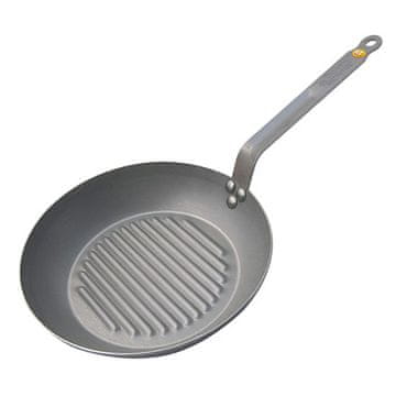 de Buyer Čelična tava za roštiljanje 5613.26, Mineral B Element, grill, steel, diameter 26 cm