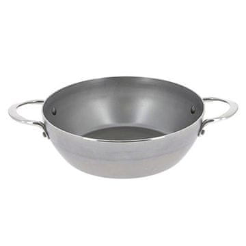 de Buyer Čelična tava 5654.28, Mineral B Element, deep, steel, two handles, diameter 28 cm