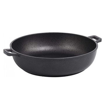 de Buyer Lonac za pirjanje 8313.28, saucepan with two handles, aluminum, non-stick surface, diameter 28 cm