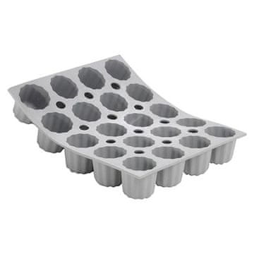 de Buyer Posuda za pečenje 1856.21D, 20 mini canelés molds, silicone, temperature -70 to 300 °C