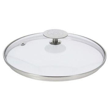 de Buyer Poklopac 3429.20, glass lid, diameter 20 cm, stainless steel edges