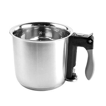de Buyer Lonac od nehrđajućeg čelika 3437.16N, for water bath, stainless steel, opening handle, valve, internal scale, sandwich bottom