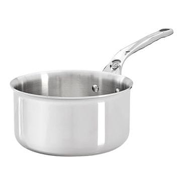 de Buyer Lonac od nehrđajućeg čelika 3706.18 AFFINITY, saucepan, stainless steel, diameter 18 cm, volume 2.5 L, non-deformable, stainless steel handle, dimensions 33.5 x 17.5 x 8 cm