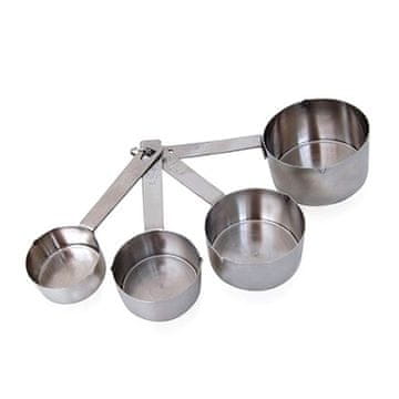 de Buyer Set mjernih čaša 4827.02, 4 measuring cups, stainless steel, 60/80/125/250 ml