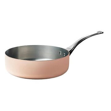 de Buyer Tava 6230.20 PRIMA MATERA, for sautéing, straight, straight low edges, stainless steel handle, diameter 20 cm, height 5.8 cm, weight 1.48 kg