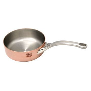 de Buyer Tava 6230.16 PRIMA MATERA, sauté pan, copper, straight with low edges, stainless steel handle, diameter 16 cm, height 5.5 cm, weight 1.13 kg