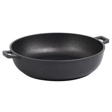 de Buyer Tava 8313.24, CHOC EXTREME, sauté pan, non-stick, lightweight, 2 handles, for all types of hobs, 24 cm, 1.28 kg