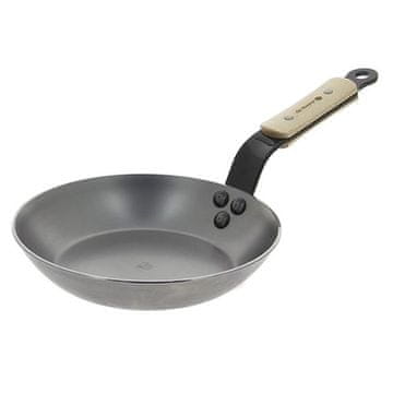 de Buyer Čelična tava 5710.20, Mineral B BOIS, steel, wooden handle, 20 cm