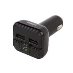 Akai Odašiljač FMT-20BT, wireless, USB support, Bluetooth connectivity, USB charging