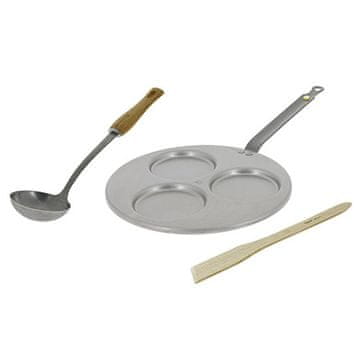 de Buyer Set za brunch 5612.01, BRUNCHTIME box: TRIBLINIS, pancake maker, ladle and spatula