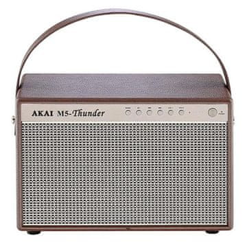 Akai Bluetooth zvučnik M5-THUNDER Wood
