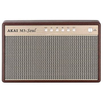 Akai Bluetooth zvučnik Speaker M3 SOUL, Coffe
