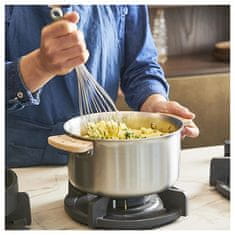 de Buyer Set tava 3661.03 LOQY, 3 pcs saucepans 16/20/24 cm, 1 pc removable handle, volume 1.3/2.5/4.1 L, stainless steel, curved edge