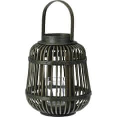 ProGarden Lanterna sa svijećom KO-435000460 bamboo candle holder 24x19 cm green