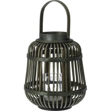 ProGarden Lanterna sa svijećom KO-435000460 bamboo candle holder 24x19 cm green
