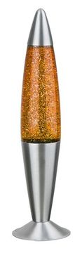Rabalux Lava lampa 4114 Glitter E14 G45 1x MAX 25W orange/silver