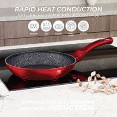 Berlingerhaus Set posuđa BH-1226 15 ks Burgundy Metallic Line