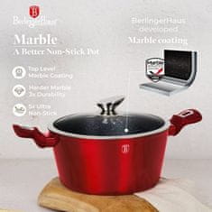 Berlingerhaus Set posuđa BH-1226 15 ks Burgundy Metallic Line