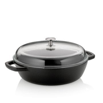Kela Farmerska tava KL-12466 Calido cast iron black round 16.0cm 28.0cm 3.8l