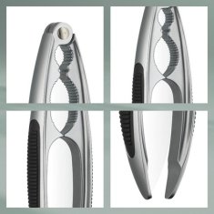 Kela Orašar KL-10043 Crepa zinc die-cast silver matt 16.0x5.0cm