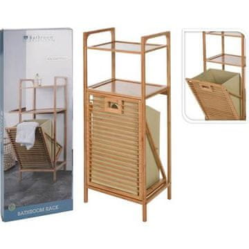 HOMESTYLING Polica za kupaonicu KO-784630090 s košarom za rublje 95 cm