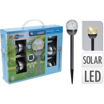 ProGarden Vrtna solarna svjetiljka KO-DX9300410 LED lighting set of 5 pcs.